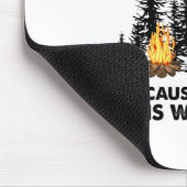 Camper Gift Hiking Because Murder Is Wrong Xmas Muismat (Hoek)