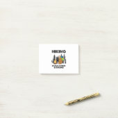 Camper Gift | Hiking Because Murder Is Wrong Xmas Post-it® Notes (Op bureau)