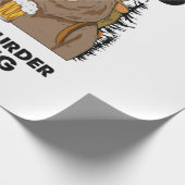 Camper Gift | Hiking Beer Birthday Cadeaupapier (Hoek)