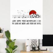 Camper Gift | Ik ga mijn Soul Birthday zoeken Poster (Thuiskantoor)