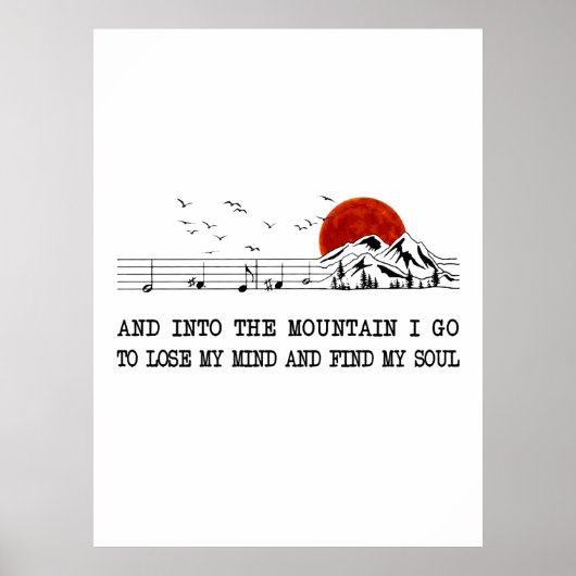 Camper Gift | Ik ga mijn Soul Birthday zoeken Poster (Voorkant)