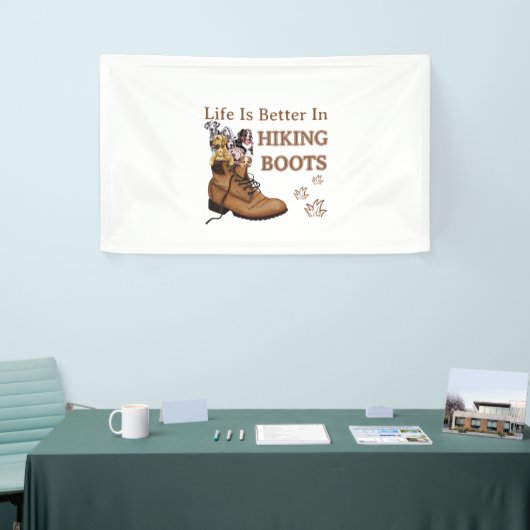 Camper Gift | Life is Better In Hiking Boots Dog Spandoek (Beurs)