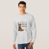 Camper Gift | Life Is Better In Hiking Boots Dog T-shirt (Voorkant volledig)