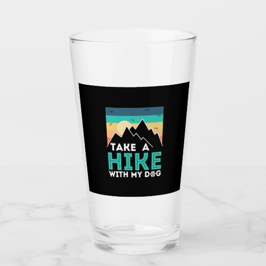Camper Gift | Neem een heek met mijn hond van de v Glas (Voorkant)
