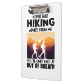 Camper Gift | Never Take Hiking Advice From Me Klembord (Links)