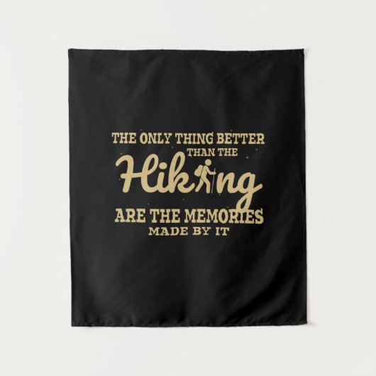 Camper Gift Only Thing Better Than Hiking Wandkleed (Voorkant)
