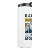 Camper Gift | Rather Be In The Mountains Birthday Thermosbeker (Gedraaid links)