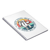 Camper Gift Sloth Hiking Team Birthday Notitieboek (Rechterzijde)