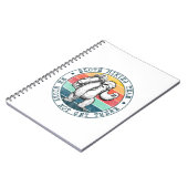 Camper Gift Sloth Hiking Team Birthday Notitieboek (Linkerzijde)