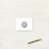 Camper Gift Sloth Hiking Team Birthday Post-it® Notes (Op bureau)