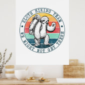 Camper Gift Sloth Hiking Team Birthday Poster (Keuken)
