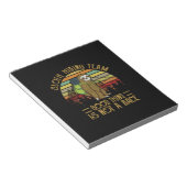 Camper Gift Sloth Hiking Team Good Thing Xmas Notitieblok (Schuin)