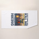 Camper Gift | Verloop met kat op zaterdag Badhanddoek (Badhanddoek)