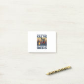 Camper Gift | Verloop met kat op zaterdag Post-it® Notes (Op bureau)