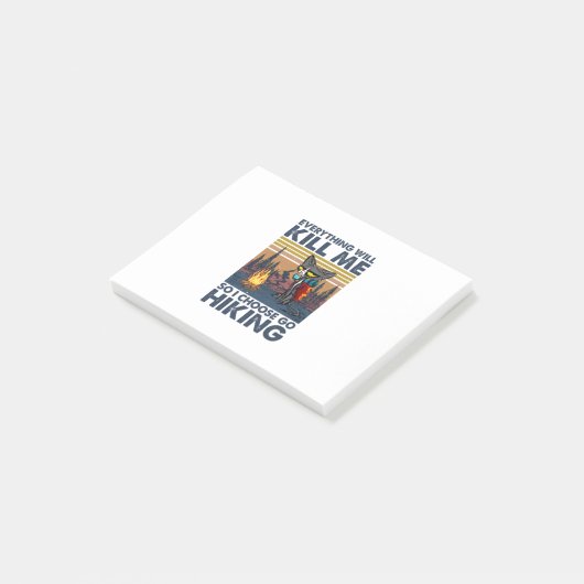 Camper Gift | Verloop met kat op zaterdag Post-it® Notes (Schuin)