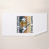 Camper Gift | Vrolijke Natuur van de Weg van de We Badhanddoek (Badhanddoek)