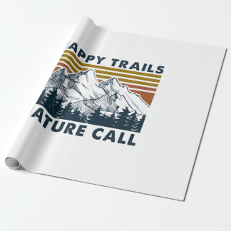 Camper Gift | Vrolijke Natuur van de Weg van de We Cadeaupapier