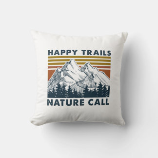 Camper Gift | Vrolijke Natuur van de Weg van de We Kussen