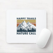 Camper Gift | Vrolijke Natuur van de Weg van de We Muismat (Met muis)