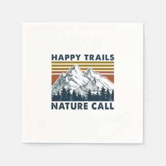 Camper Gift | Vrolijke Natuur van de Weg van de We Servet