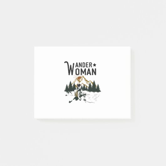 Camper Gift | Wander Woman Birthday Post-it® Notes (Voorkant)
