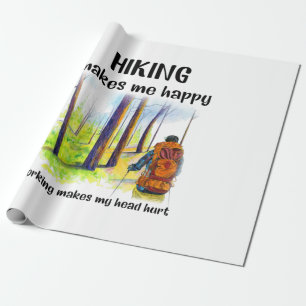 Camper Gift   Wiking maakt me een gelukkige verjaa Cadeaupapier