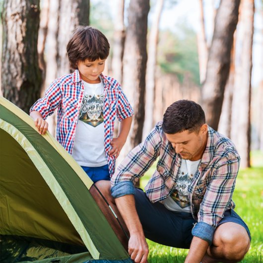 Camper Gifts, No City Light Just Camp Fire Nights Tri-Blend Shirt