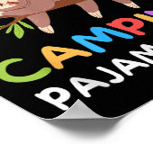Camper Grappig Slaapluiaard Dit is mijn camping Pa Poster (Hoek)