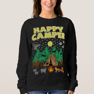 CAMPER-HAPPY CAMPER-Funny Camping with Critters Trui