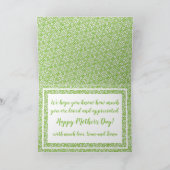 Camper Happy Moederdag Kaart (Binnen)