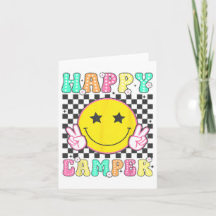 Camper Happy Summer Camp Camping voor Mannen Vrouw Kaart