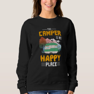 Camper Is Mijn Gelukkige Plek Mannen Vrouwen Meisj Trui