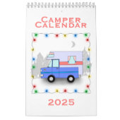 Camper Kalender 2025 - Enkele pagina Kleine Kalend (Hoes)