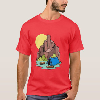 Camper Kampeerterrein Kamp Kampeer geschenk T-shirt
