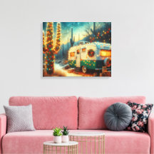  Camper Kerst in Desert Saguaro Cactus