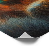  Camper Kerst in Desert Saguaro Cactus Poster (Hoek)