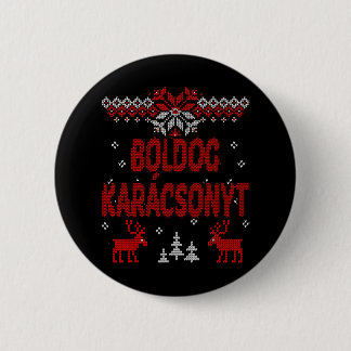 Camper Kerstboom Matching Familie Kerstmis Ronde Button 5,7 Cm