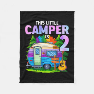 Camper kids verjaardag 2 jaar oud camping 2de verj fleece deken