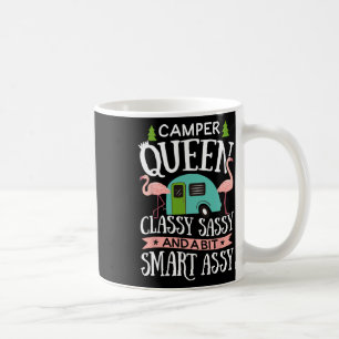 Camper Koningin Cly Sy Slim Y T Shirt Camping Rv C Koffiemok