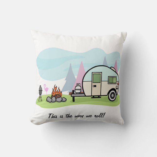 camper kussen is de manier waarop we rollen (Voorkant)