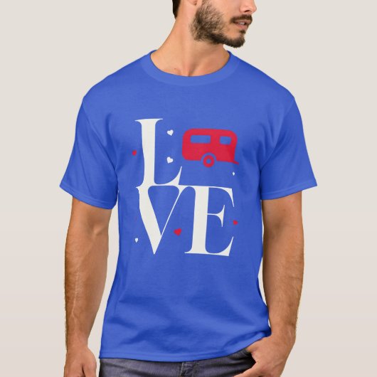 Camper Liefde vrienden T-shirt (Voorkant)