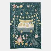 Camper Life! nachtelijke keukenhanddoek (Verticaal)