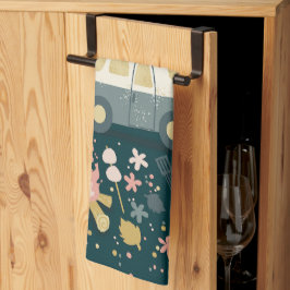 Camper Life! nachtelijke keukenhanddoek