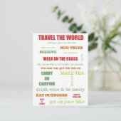  Camper Manifesto Briefkaart (Staand voorkant)