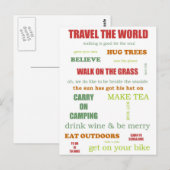  Camper Manifesto Briefkaart (Voorkant / Achterkant)