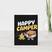 Camper Marshmallow Camping Smores Kawaii S'mores  Kaart (Voorkant)
