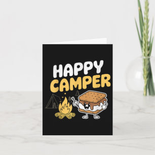 Camper Marshmallow Camping Smores Kawaii Smores Kaart