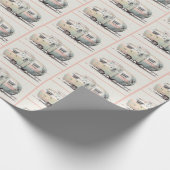 Camper met ouderwets cadeaupapier (Hoek)