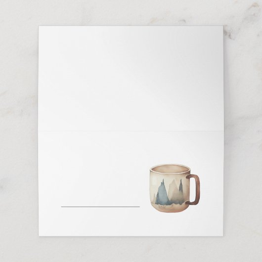 Camper Mok Vul in Plaatskaartje (Buitenkant ongevouwen)