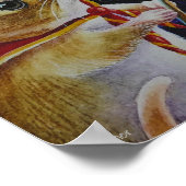 Camper Mouse Roasting Marshmallows Art 8x10 Poster (Hoek)